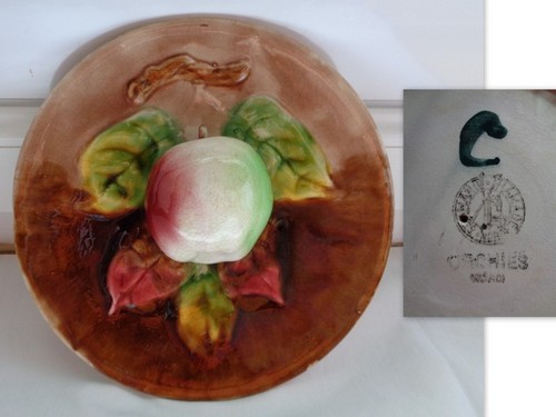 Ancienne assiette trompe - assiette,