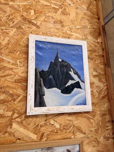 Tableau montagne signé guy - de,