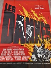 Les Damnes Affiche ORIGINALE 120x160cm *47" 63" 1969 Visconti Bogarde Rampling