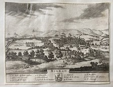 GRAVURE VUE PLAN CARTE