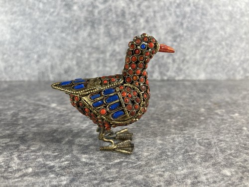 Figurine oiseau canard laiton - oiseau, canard.