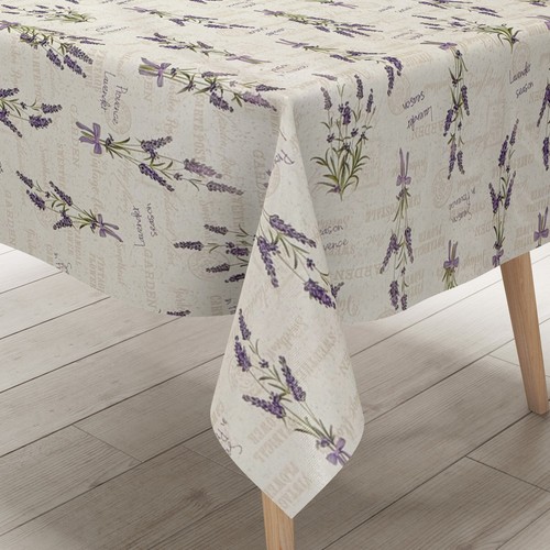 Nappe toile cirée 160 cm - cirée,