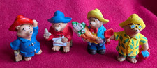 lot de quatre FIGURINES Paddington, Bullyland 1999 (hauteur 6,5cm environ)