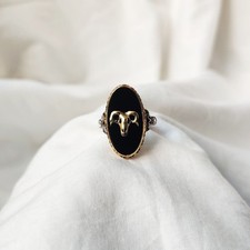 Bague ancienne Illuminati en