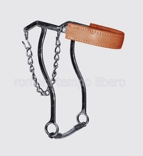 HACKAMORE INOX Revêtu En Cuir