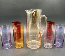 Service vintage en verre