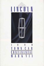 Catalogue Brochure LINCOLN Continental / Town Car / MK VII 1990, 09/1989 USA