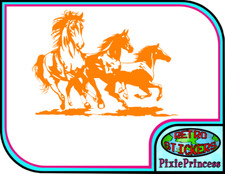 Autocollant En Vinyle Pour Chevaux D'Équitation, Camion, Vélo, Mur, Fenêtre