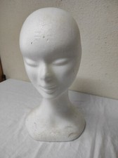 Tête en polystyrène Femme 33 cm de haut