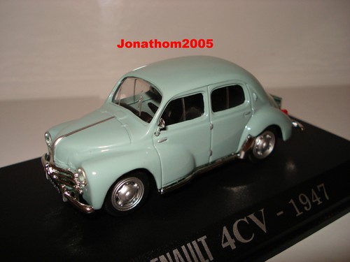 Renault 4cv bleu calandre - renault,