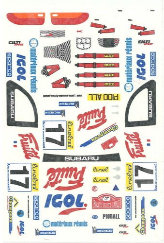 Decal subaru impreza - ,