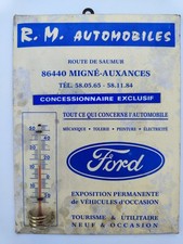 Ancien Glacoide Publicitaire Automobile Véhicule Ford No Plaque Émaillée