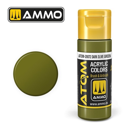 Peinture acrylique vert olive - acrylique,