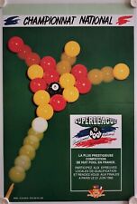 Affiche Billard 1992