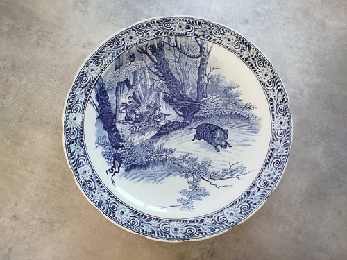 Boch delft grande assiette - delft,