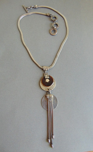 Collier vintage signé entre - collier,