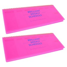  2 Pcs Agenda Hebdomadaire