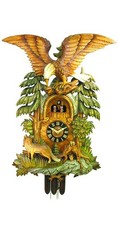 Pendule à coucou Aigle avec