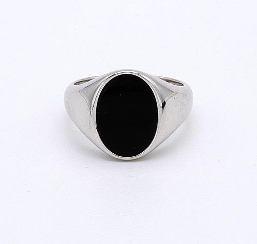 Bague chevalière homme - , en