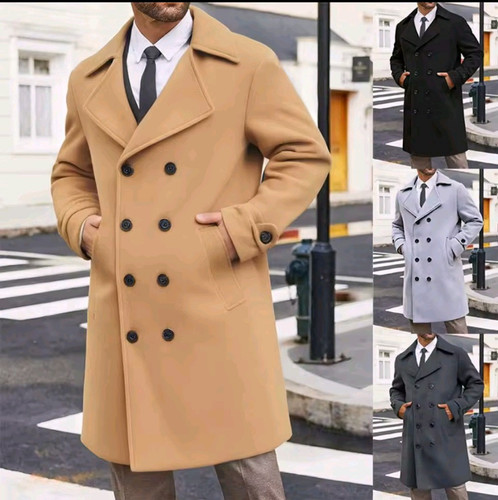 Men double breasted wool - men's,