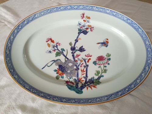 Plat ovale porcelaine de - plat, en