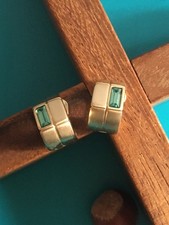 Boucles d'Oreilles Clips Vert