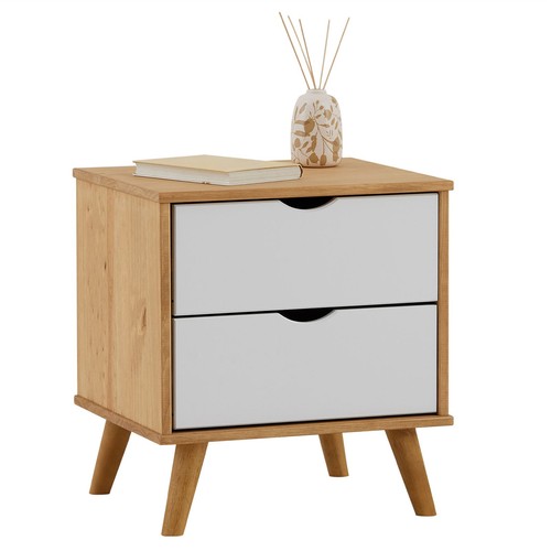Table chevet pin massif - table, en