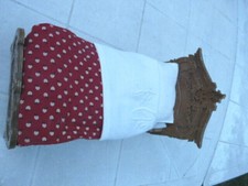 lit de poupée ancien en bois