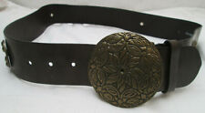 - AUTHENTIQUE  ceinture  JACQUELINE RIU  cuir  TBEG  vintage 