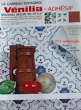 PUBLICITE VENILIA ADHESIF LE CARREAU ESPAGNOL VINTAGE DE 1964 FRENCH AD PUB