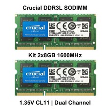 Kit SODIMM 16GB DDR3L 1600MHz