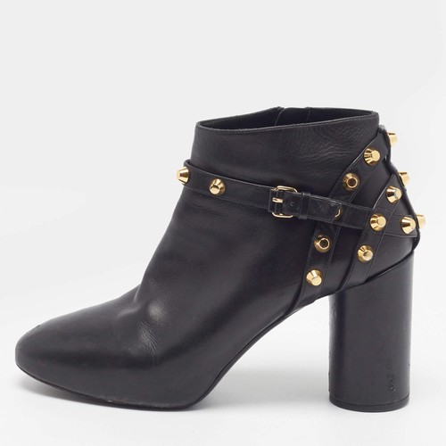Bottines cloutées cuir - en,