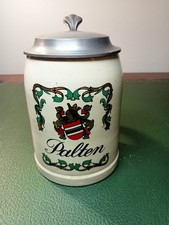 Chope musicale Palten avec couvercle étain – blason décoratif – 1/4L
