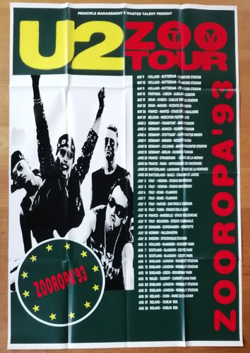 Zooropa affiche concert - '93,