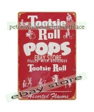 Tootsie Roll Pop metal tin