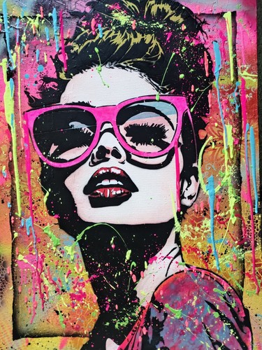 Toile tableau 80x60 - , peinture