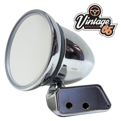 Miroir porte chrome rétro - porte,