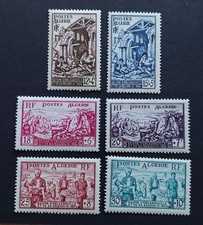 colonie Française 1954 Algérie 319 à 324 neuf luxe ** certains avec pli de gomme