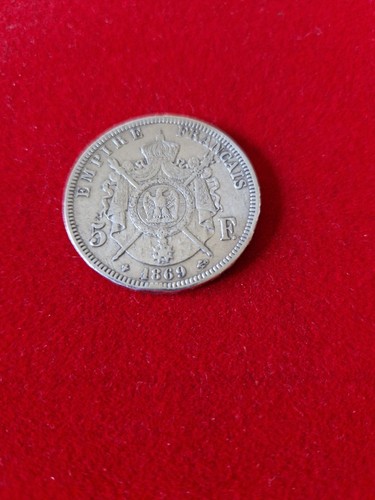 Frs argent 1869bb - 5,