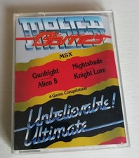 MASTER GAMES (jeux MSX), grand boitier K7 avec notice, très bon état, TRES RARE