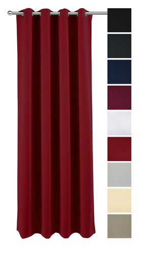 Rideau avec oeillets opaque - avec,