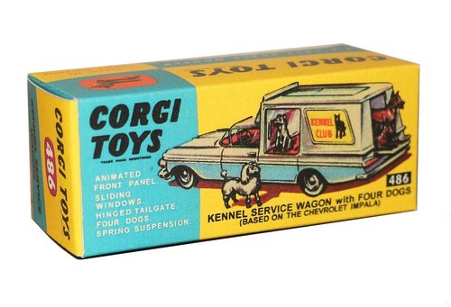 Corgi toys boîte - , repro
