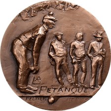 [#399609] France, Medal, La Pétanque, 1978, Bronze, Peltier, MS