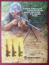 5/1983 PUB ISRAEL MILITARY INDUSTRIES FUSIL GALIL 5.56 ASSAULT RIFLE FRENCH AD