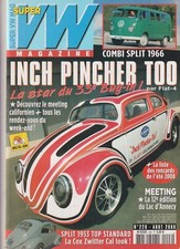 SUPER VW MAGAZINE N°228 COMBI SPLIT 1966 / INCH PINCHER TOO / SPLIT 1953/ ANNECY