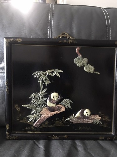 Tableau chinois bois - bois, laque