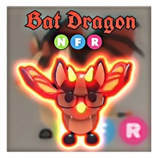 Adopt me NEON BAT DRAGON / FAST DELIVERY