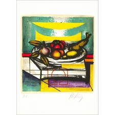 PRIKING Franz - Lithographie originale "Nature Morte" - 77x55cm