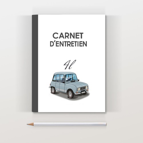 Carnet entretien r4 4l - carnet,