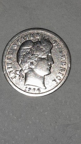 Pièce one dime 1906 - pièce,